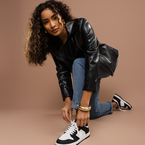 Tênis Feminino Urban Black & White Stillus – Casual Conforto