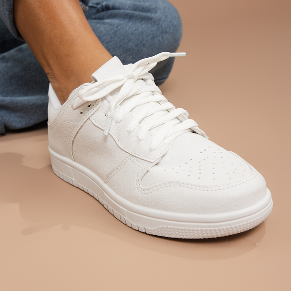 Tênis Casual Feminino Branco Total