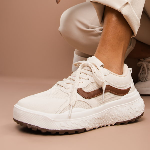 Tênis Chunky esportivo branco